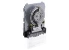 Tork 1109A Series 1109AM-IAP Analog Timer, 40 A, 120/208/277 VAC, 24 hr Cycle, Gray/Silver Gray/Silver