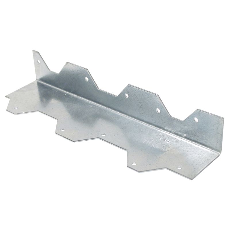 Simpson Strong-Tie L L90 Reinforcing Angle, 9 in H, Steel, Galvanized/Zinc