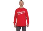 Milwaukee Heavy-Duty Long Sleeve Shirt L, Red