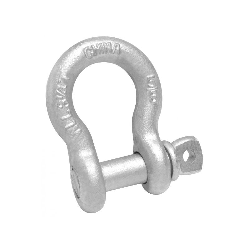 Campbell T9640335 Anchor Shackle, 3/16 in Trade, 1/3 ton Working Load, Industrial Grade, Carbon Steel