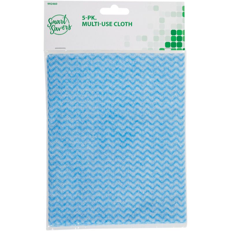 Smart Savers Multi-Use Cleaning Cloth Blue (Pack of 12)