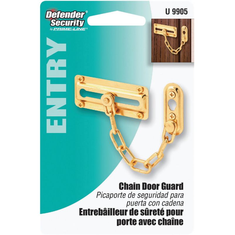 Defender Security Plated Steel Chain Door Guard