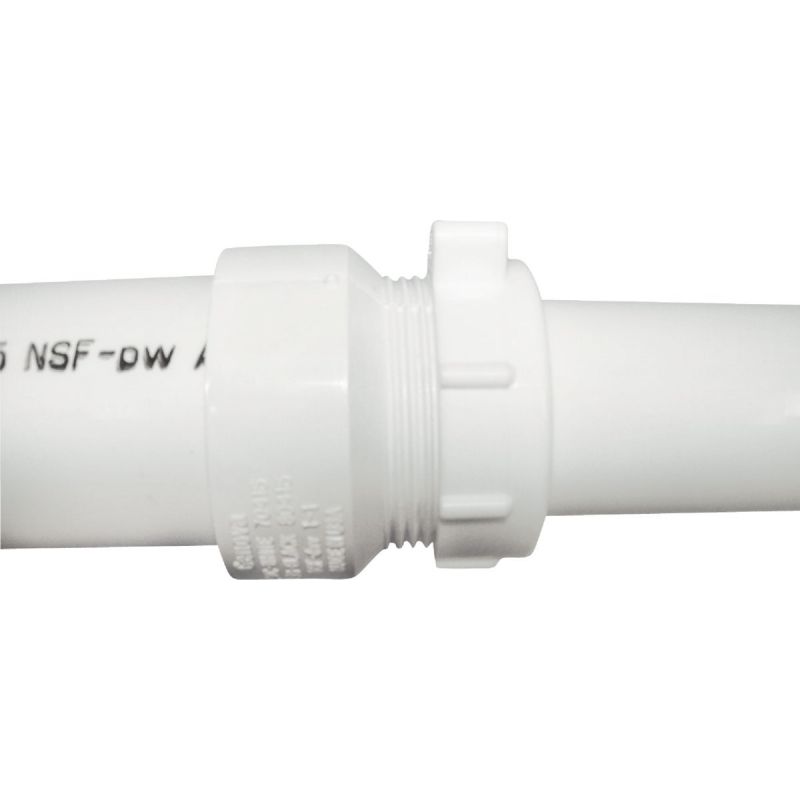 Charlotte Pipe Trap Female PVC Waste Adapter 1-1/2 In. X 1-1/4 In.