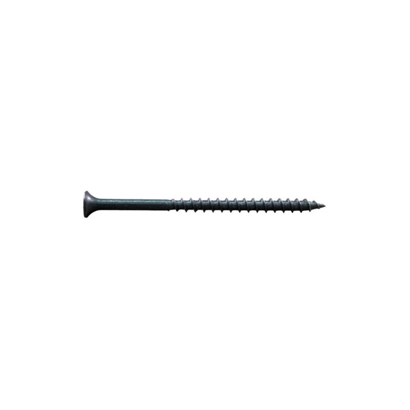 ProFIT 297079 Deck Screw, #6 Thread, 1-1/4 in L, Coarse Thread, Bugle Head, Combo Drive, Sharp Point, Coated
