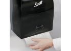 Kimberly Clark Scott Essential Manual Hard Roll Paper Towel Dispenser Black