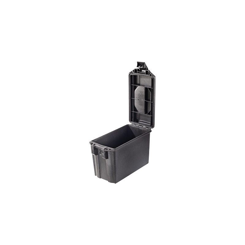 Pelican Vault Series VCV250-0010-BLK Ammo Case, 6.27 in L, 7.9 in W, 11.93 in H, ABS/Polyethylene, Black Black
