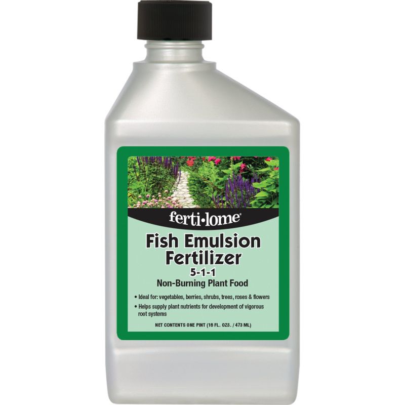 Ferti-lome Fish Emulsion Fertilizer Liquid Plant Food 1 Pt.