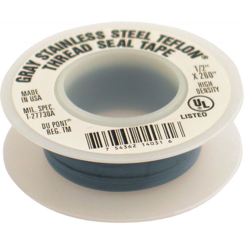 PLUMB-EEZE Thread Seal Tape 1/2 In. X 260 In., Gray