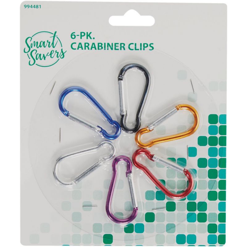 Smart Savers C-Clip Key Ring Muli-Colored (Pack of 12)