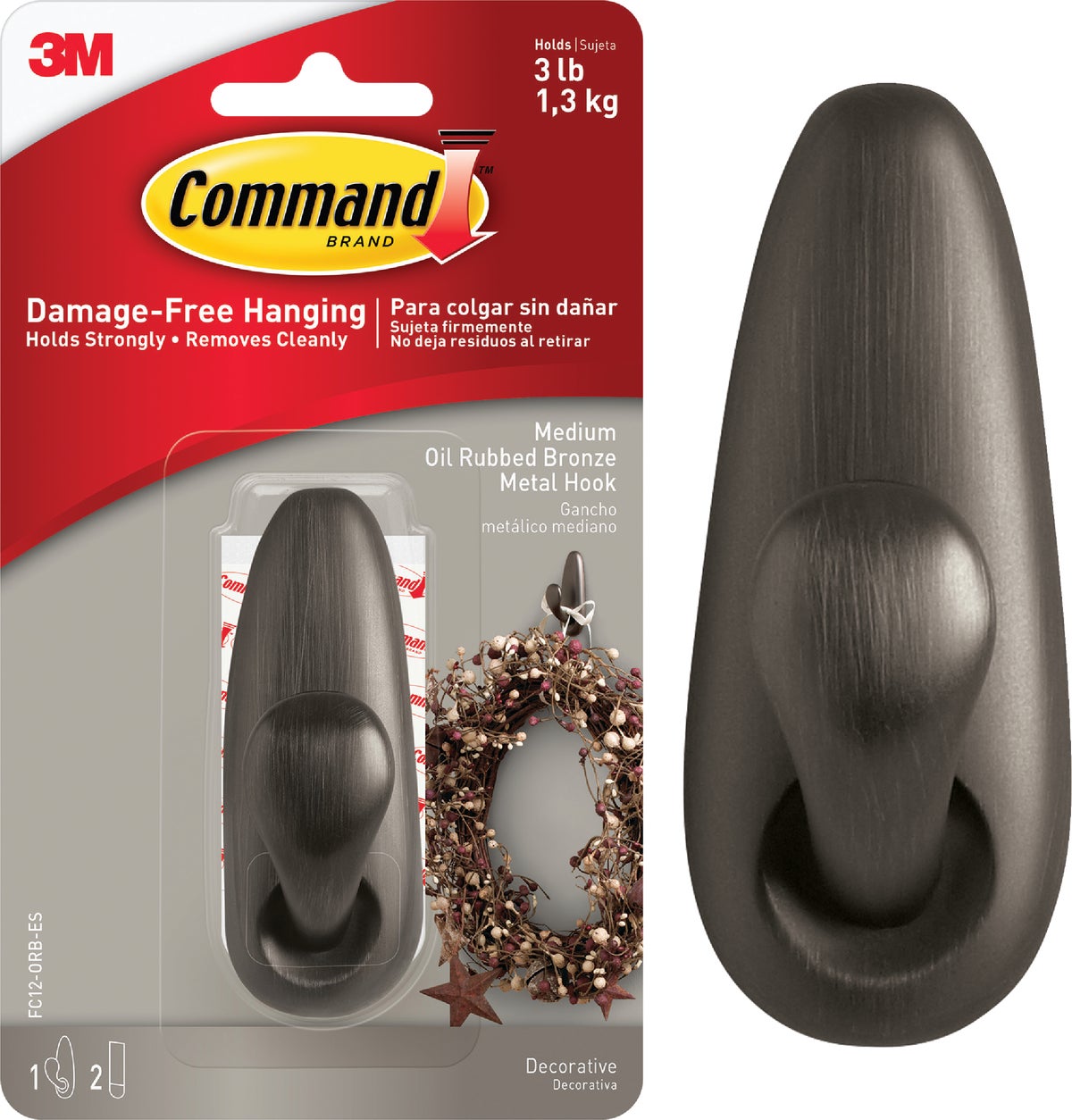 Buy Command Forever Classic Adhesive Hook Oil-Rubbed Bronze