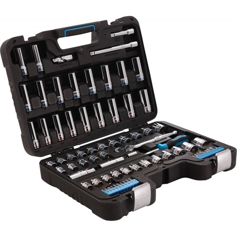 Channellock 76-Piece 3/8 In. Drive SAE/Metric Socket Set
