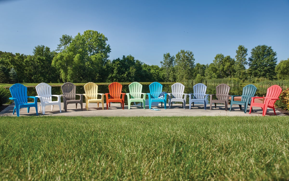 Buy Adams RealComfort Ergonomic Adirondack Chair Bluestone