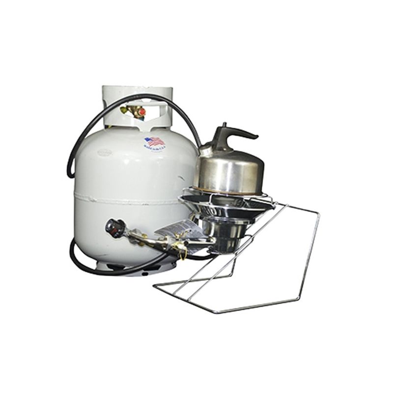 Mr. Heater F242300 Single Tank Top Heater Cooker, 1 lb Fuel Tank, Propane, 15000 Btu