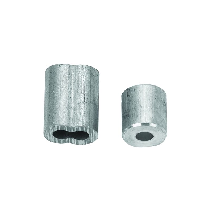 Campbell B7675454 Cable Ferrule and Stop Set, 1/4 in Dia Cable, Aluminum