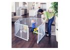 Toddleroo by North States 8666 Portable Play Area, Plastic, Light Gray, 26 in H Dimensions Light Gray