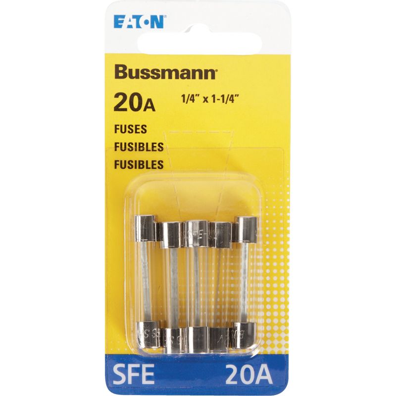 Bussmann Glass Tube Automotive Fuse Clear, 20A