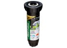 Rain Bird 1800 1804AP4PRS Pressure Regulated Pop-Up Sprinkler, 1/2 in Connection, FNPT, 4 in H Pop-Up, 4 ft Black
