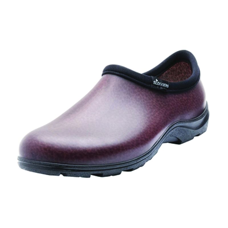 Sloggers 5301BN10 Comfort Rain and Garden Shoe, 10, Brown, Resilient Resin Upper 10, Brown
