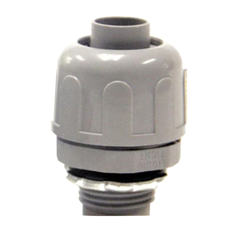 IPEX 65907 Conduit Connector, 3/4 in, 2 in L, PVC, Gray Gray