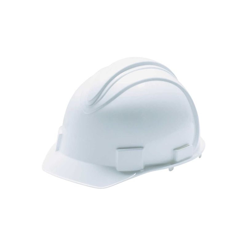 Jackson Safety 3013362 Hard Hat, 11 x 9-1/2 x 8-1/2 in, 4-Point Suspension, HDPE Shell, White, Class: C, E, G 11 X 9-1/2 X 8-1/2 In, White