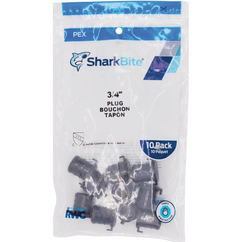 SharkBite Poly-Alloy PEX Test Plug 3/4 In. Barb
