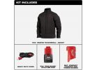 Milwaukee M12 ToughShell Heated Jacket Kit 2XL, Black