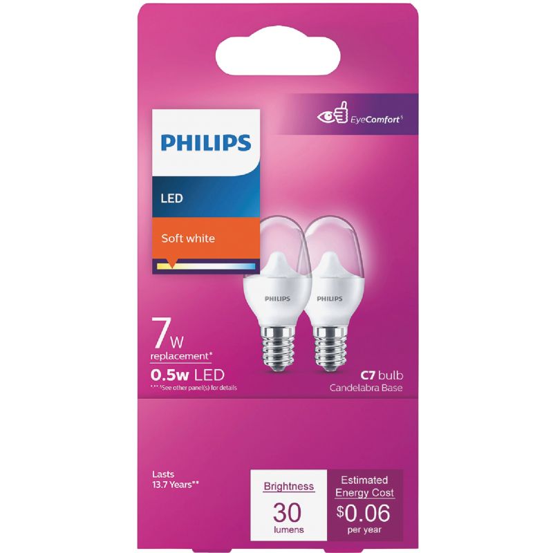 Philips C7 Candelabra LED Night-Light Bulb