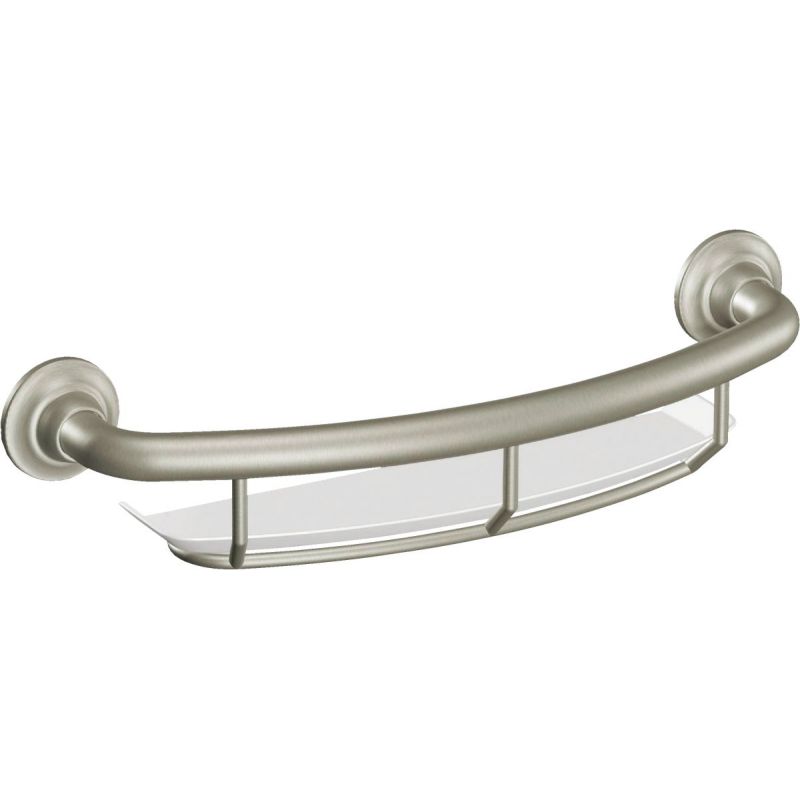 Moen Home Care Grab Bar with Integrated Shelf 250 Lb.