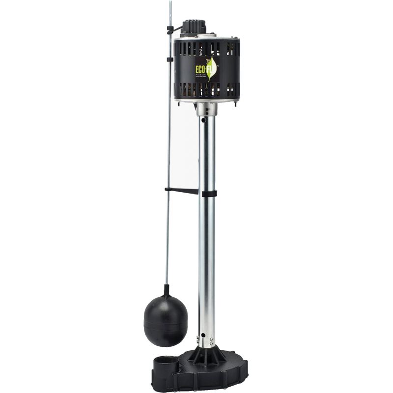 ECO-FLO 1/2-HP Cast-Iron Pedestal Sump Pump 1/2 HP, 5000 GPH