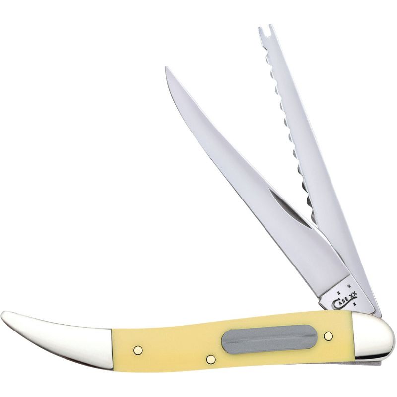 Buy Case Synthetic Fishing Folding Knife Yellow, 3.4