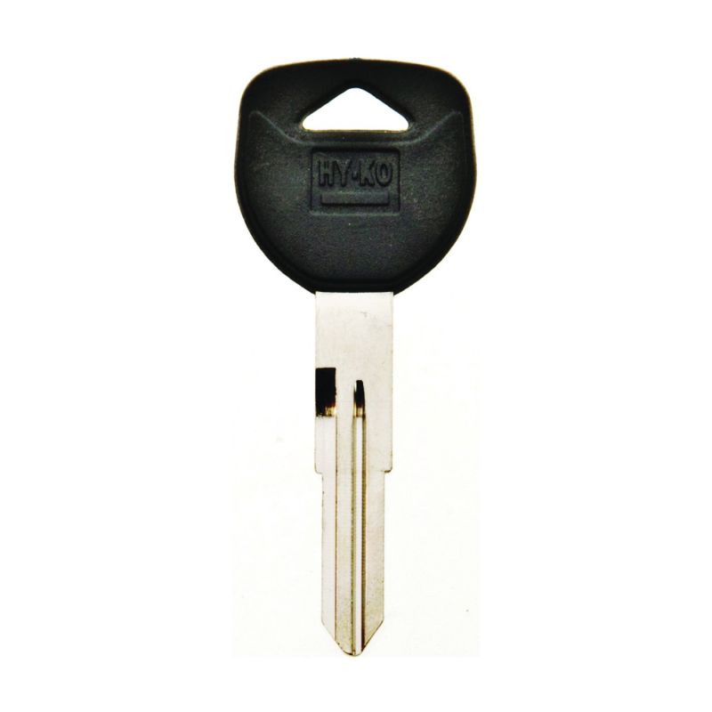 Hy-Ko 12005HD103 Automotive Key Blank, Brass/Plastic, Nickel, For: Honda Vehicle Locks Black (Pack of 5)