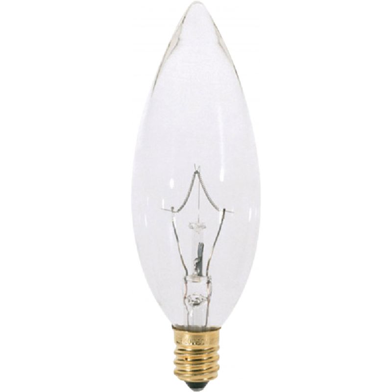 Satco 60W B10 Incandescent Blunt Tip Light Bulb