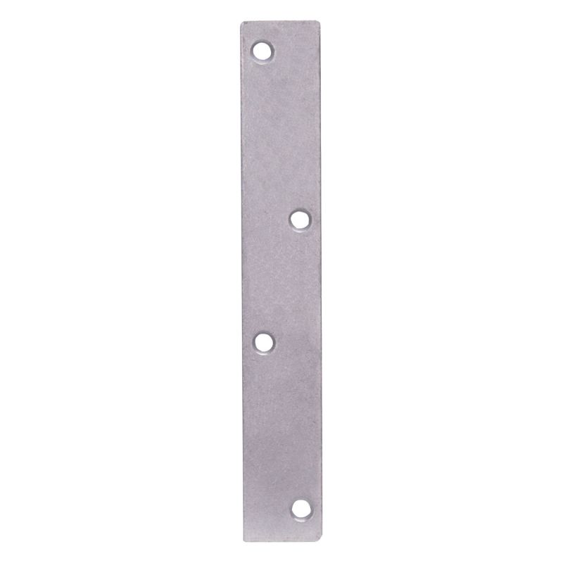 ProSource MP-Z08-01PS Mending Plate, 8 in L, 1-1/4 in W, Steel, Galvanized, Screw Mounting Galvanized (Pack of 5)
