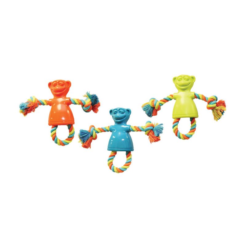 Chomper WB15501 Dog Toy, S, Monkey, Thermoplastic Rubber S