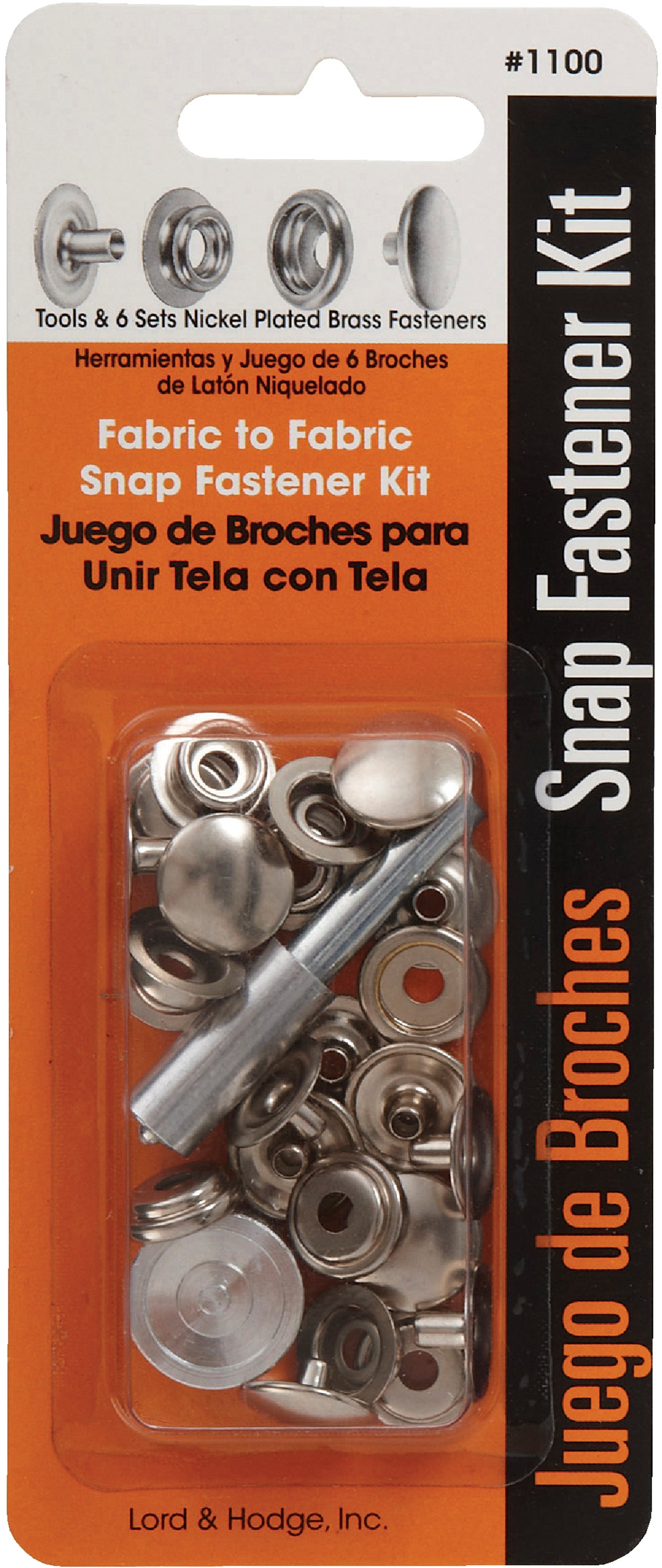 Lord & Hodge Snap Fastener Kit Refill 