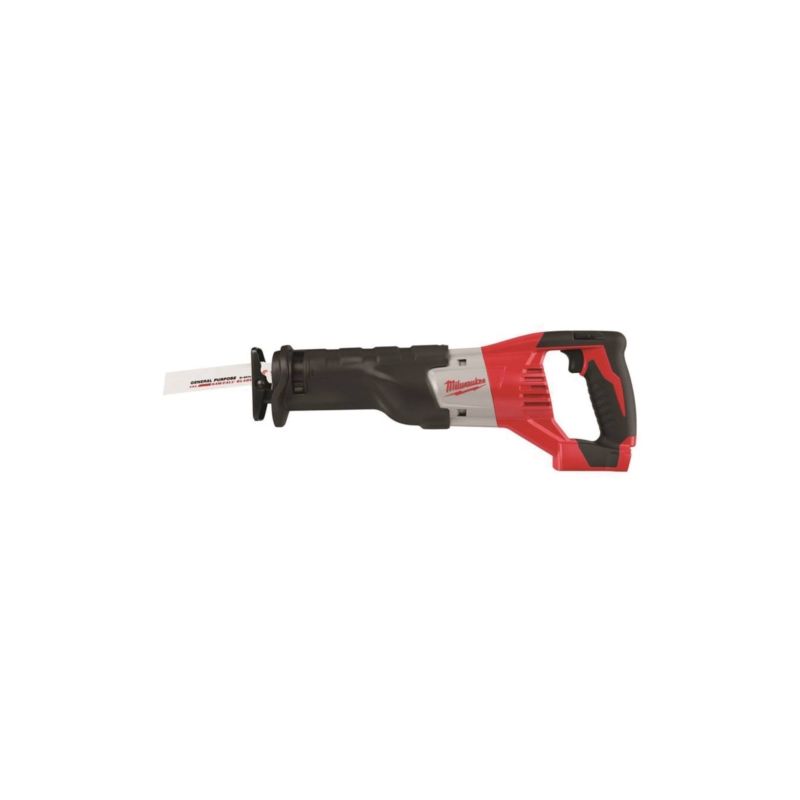 Milwaukee 2621-20 Reciprocating Saw, Tool Only, 18 V, 1-1/8 in L Stroke, 0 to 3000 spm