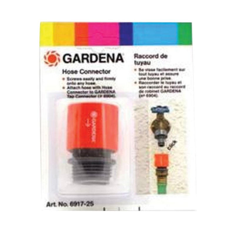Gardena 6917 Hose Connector, Male, Plastic