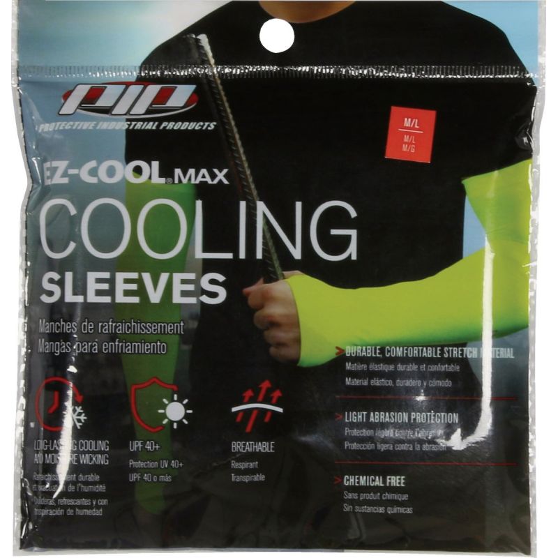 Safety Works Professional EZ-Cool Max Sleeve Cooling Sleeve Hi-Vis Yellow, Sleeve