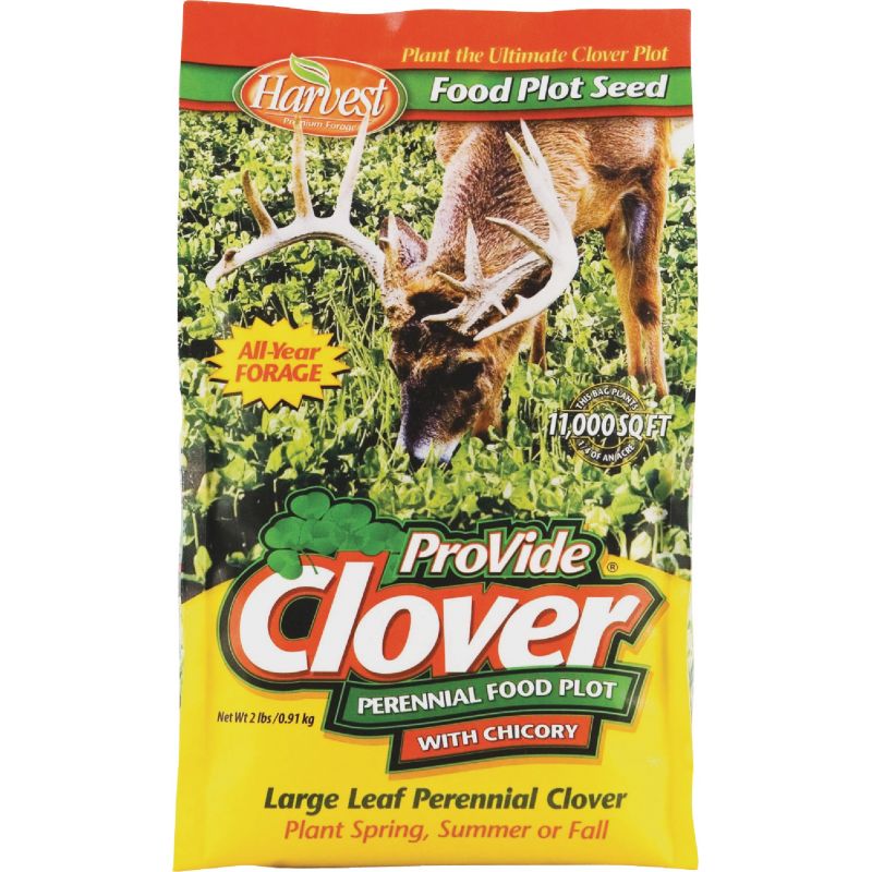 Evolved Harvest ProVide Clover Perennial Deer Forage Food Plot with Chicory 2 Lb.