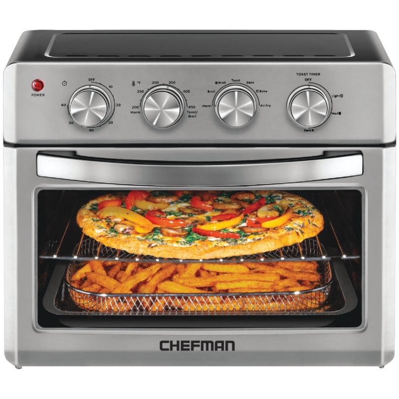 Chefman Toast-Air Convection Oven &amp; Air Fryer 25 L, Black