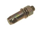 SpeeCo S07080100 Stabilizer Pin, 7/8 in Dia Pin, 2-5/8 in OAL, Carbon Steel, Yellow Zinc Dichromate