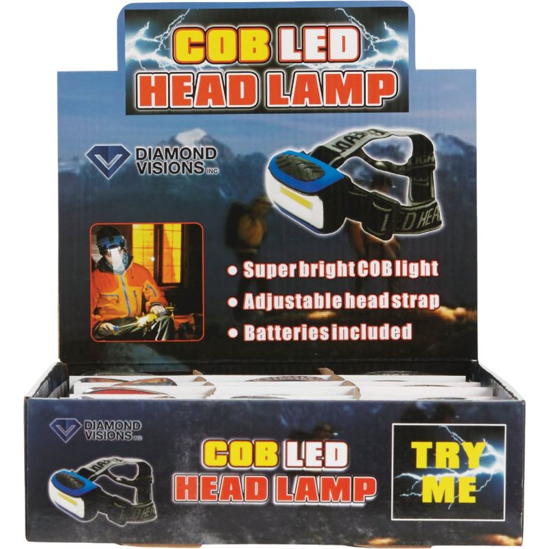 Diamond Visions COB LED Headlamp (Pack of 18)
