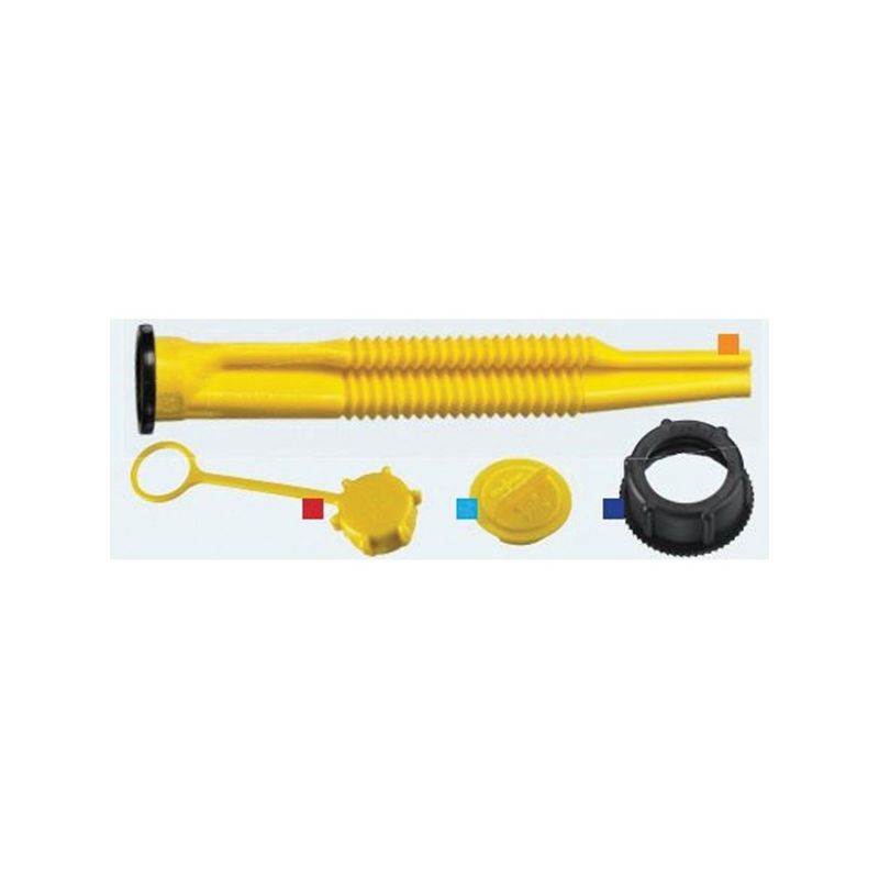 Scepter 03647 Replacement Spout Kit, Polyethylene, Black/Yellow Black/Yellow