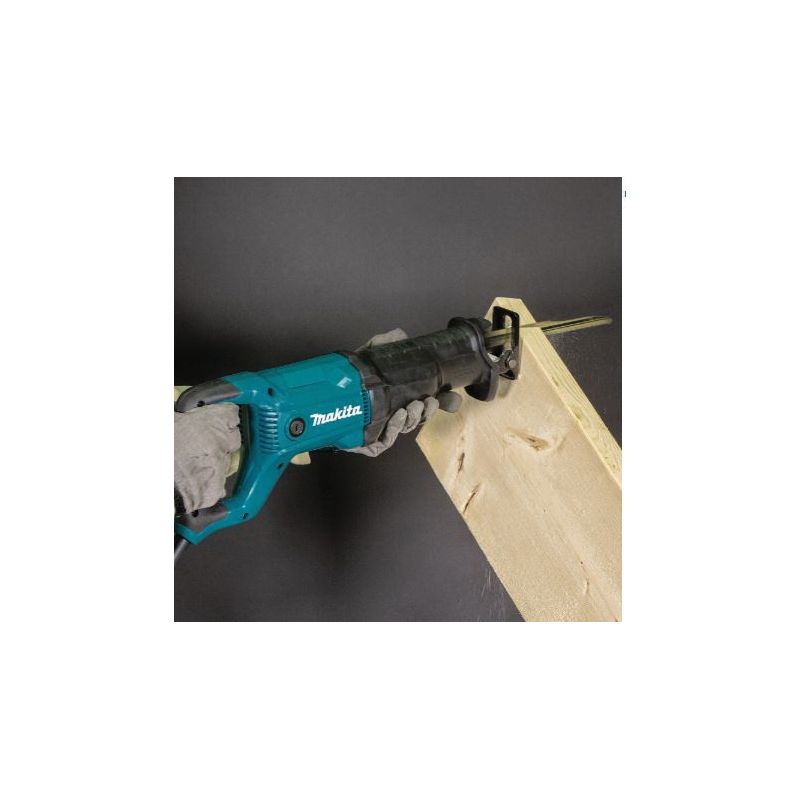 Makita JR3051T Reciprocating Saw, 12 A, 5-1/8 in Pipe, 10 in Wood Cutting Capacity, 1-3/16 in L Stroke