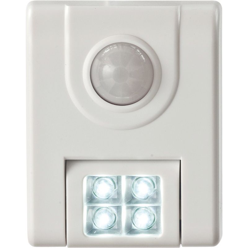 Light It 4-LED Motion Sensor Battery Operated Light White
