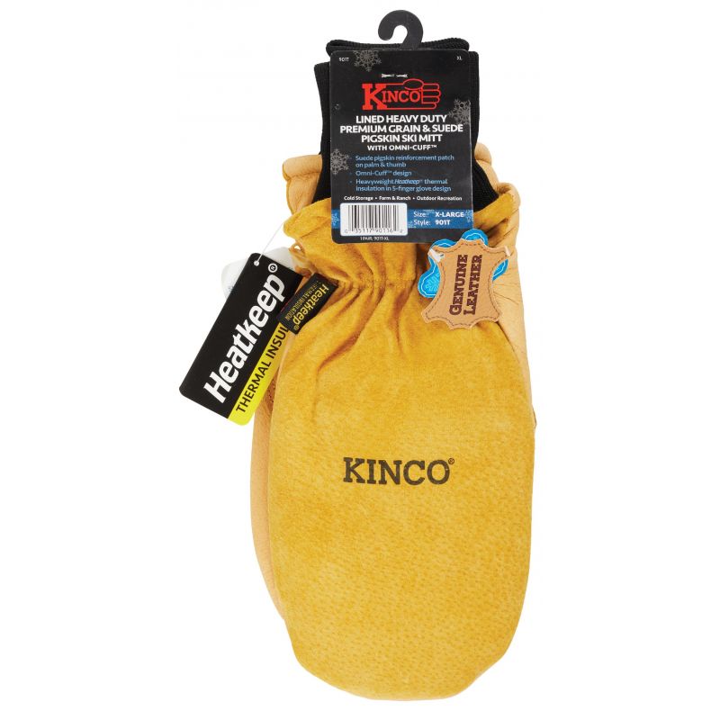 Kinco Men&#039;s Heatkeep Insulated Winter Work Glove XL, Golden
