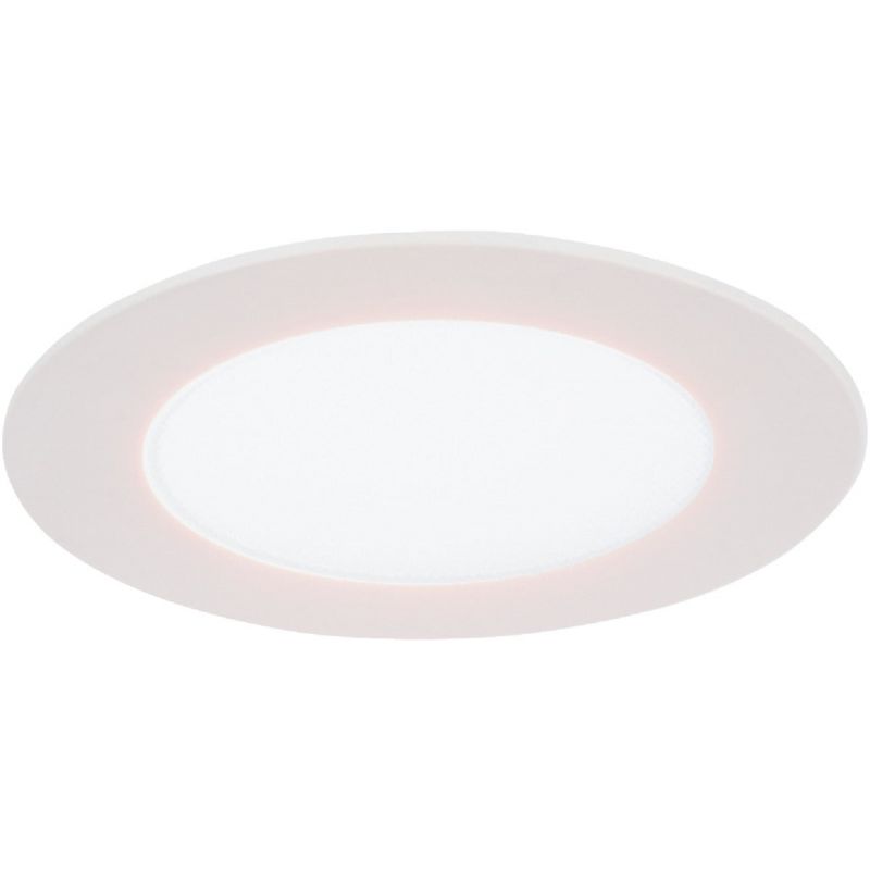 Halo Selectable Color Temperature Ultra Thin Recessed Light Kit White (Pack of 6)