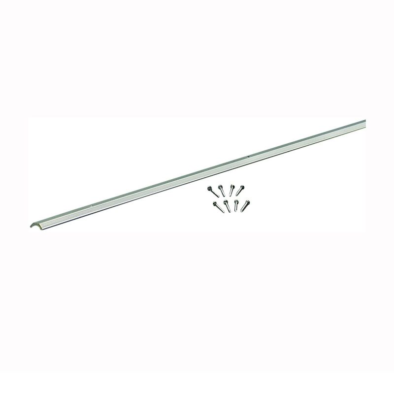 M-D 70243 Cove Moulding with Nail, Aluminum, Silver Silver