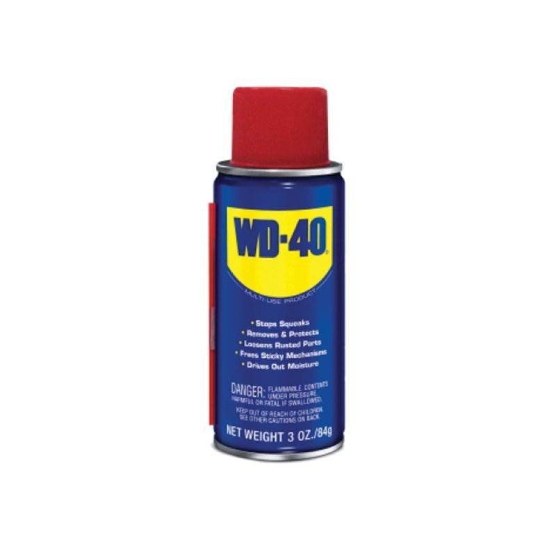 WD-40 01155 Lubricant, 3 oz, Can, Liquid Clear Amber (Pack of 24)