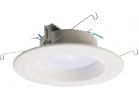 Halo 7.6W Retrofit Baffle Selectable Color Temperature Recessed Light Kit 5 In./6 In., White
